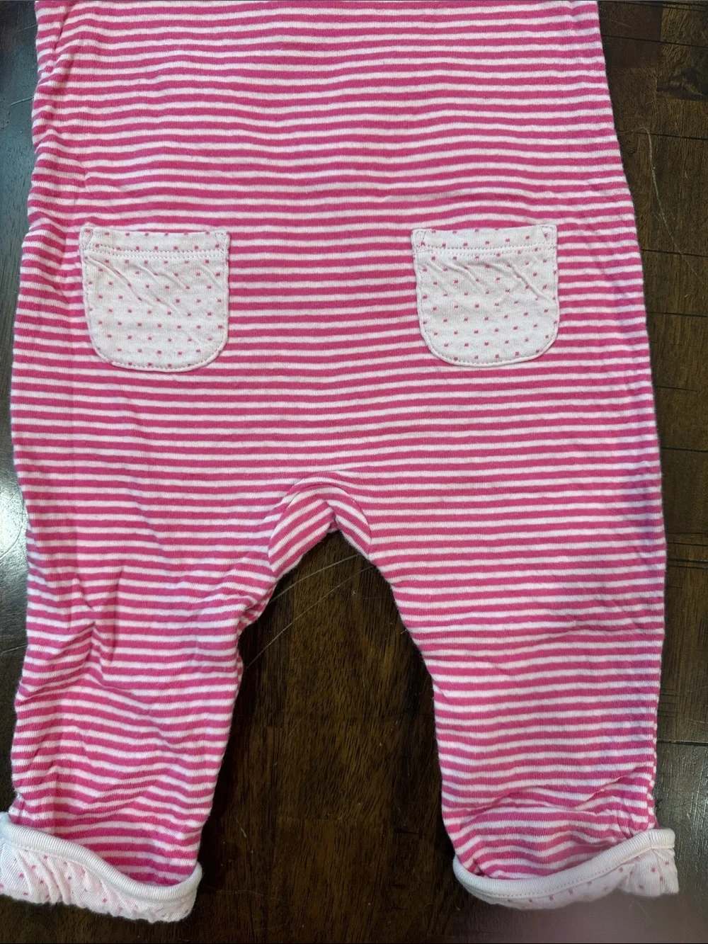 Gymboree Pink and White Striped One-Piece